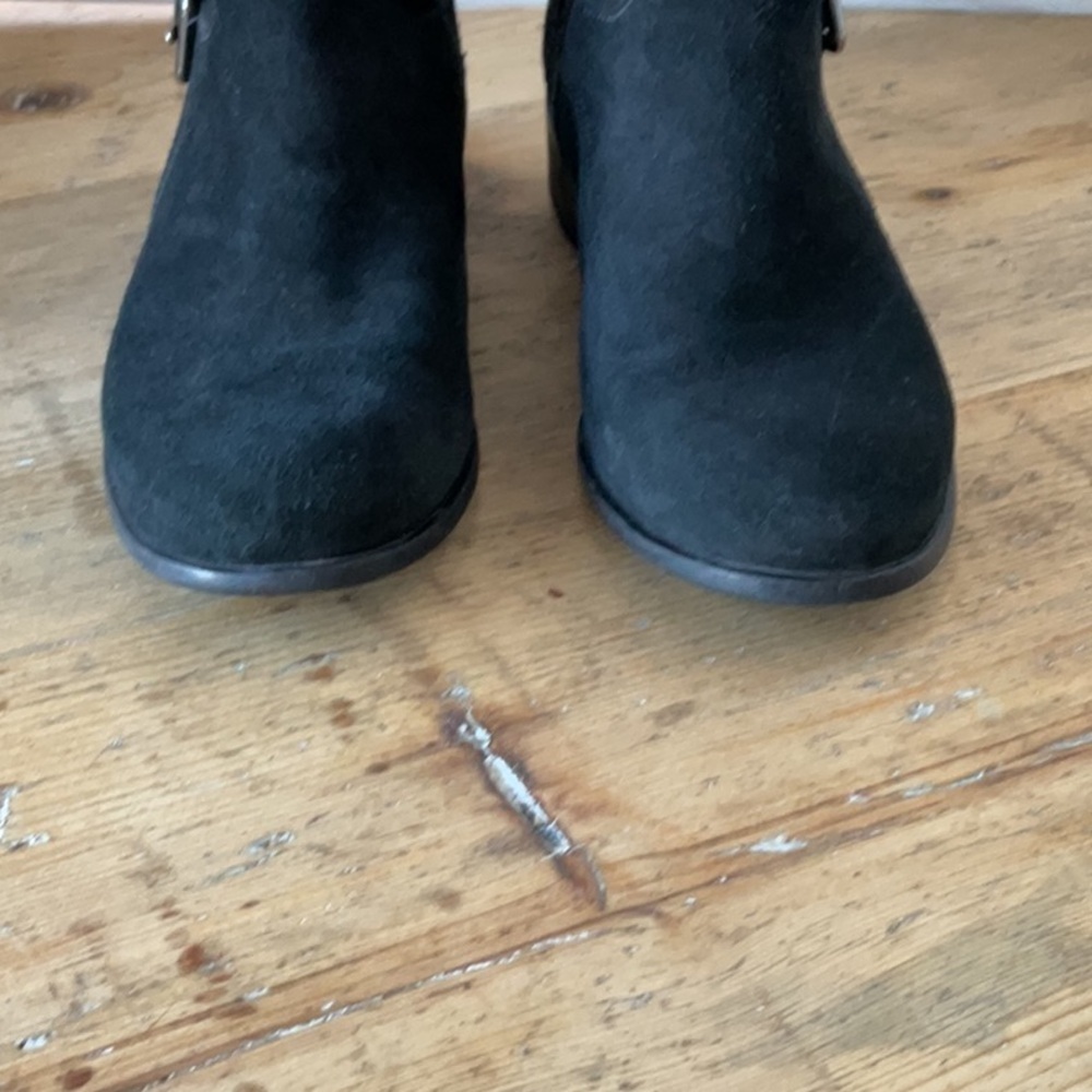 La Canadienne waterproof black suede knee high boot size 7.5 - Picture 4 of 8